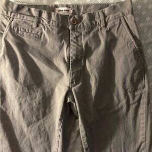 Taylor Stitch Men’s Slate Foundation Chinos Democratic Fit 33 EUC